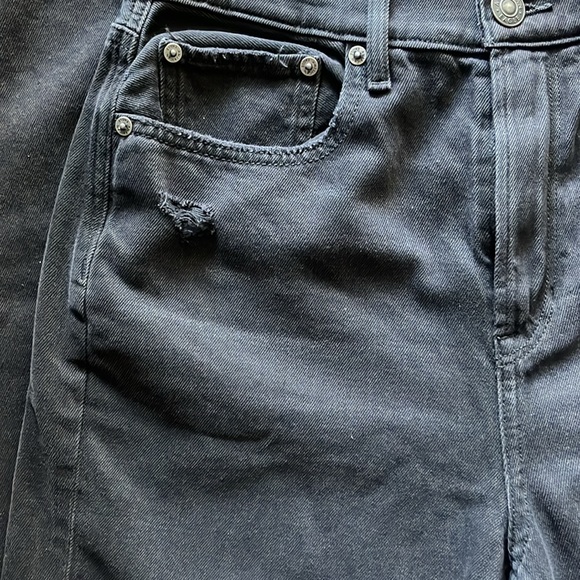 NWT American Eagle Highest Rise ‘90’s Boyfriend Jeans Black Size 8 29W - Picture 3 of 13